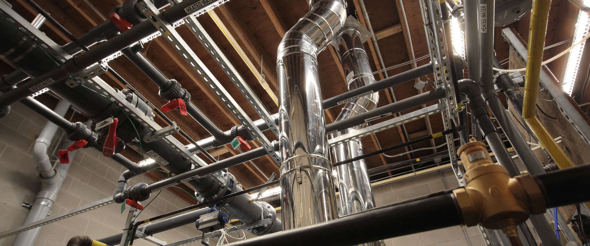 Boiler room. Barrett Mechanical Inc. London Ontario