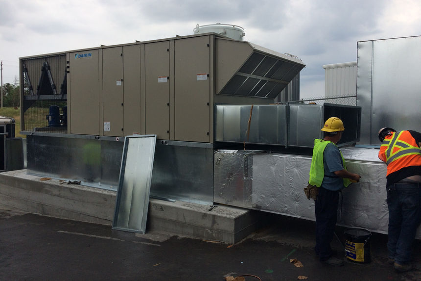 HVAC Project at TTCA in Simcoe Ontario